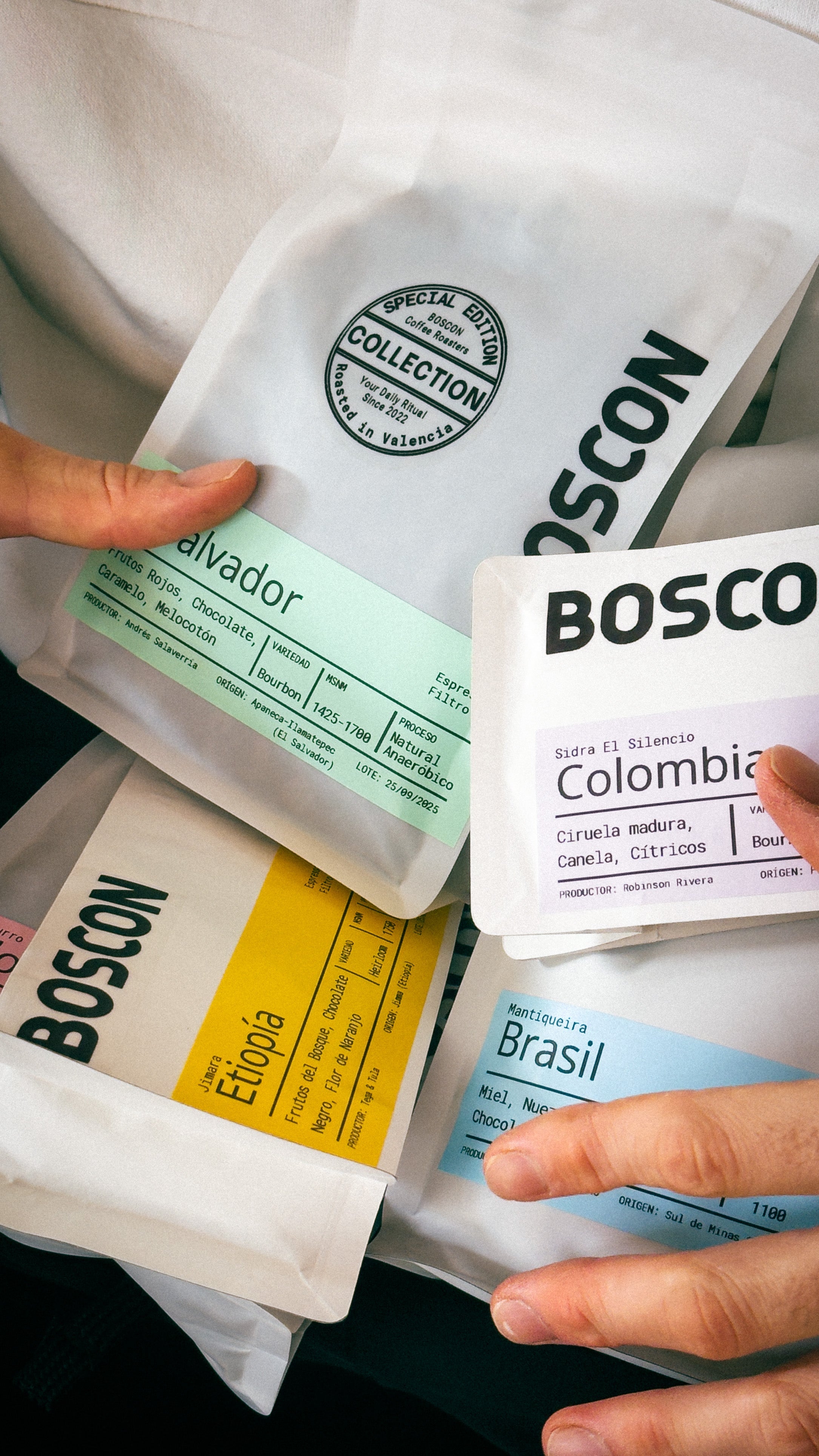 Café de especialidad en grano o molido - BOSCON