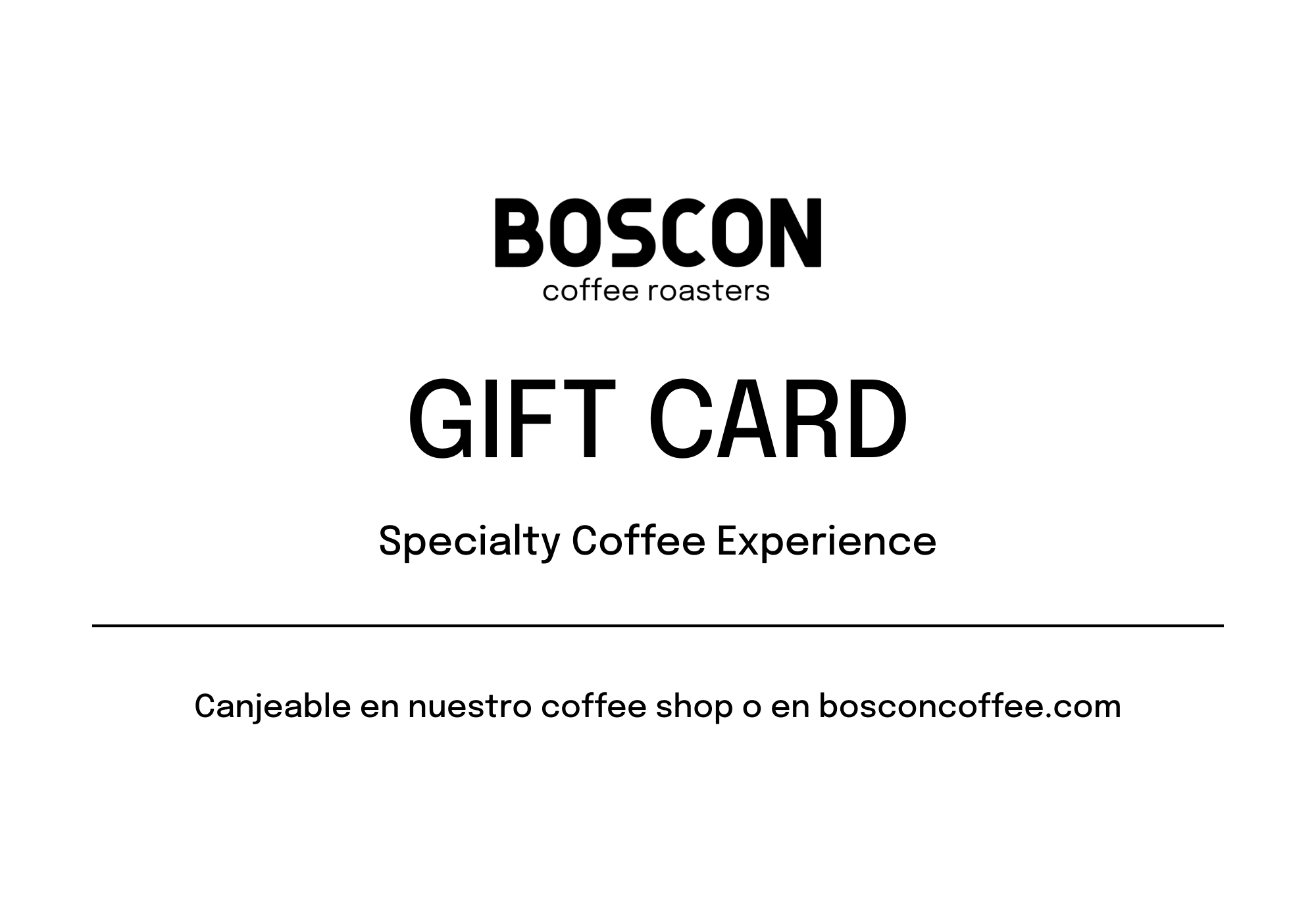 BOSCON Gift Card - BOSCON