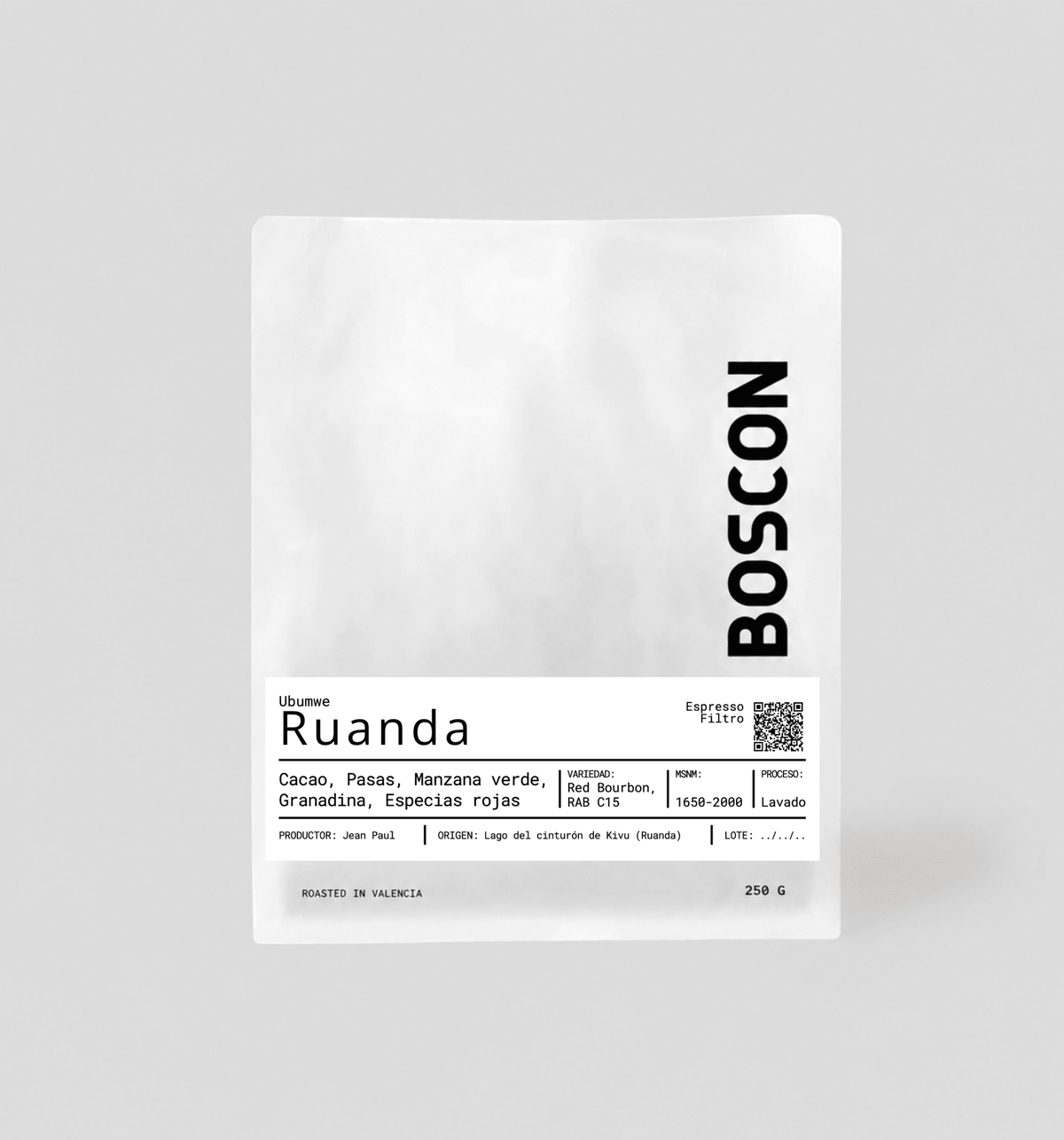 Ubumwe – Ruanda (Classic) - BOSCON Coffee Roasters
