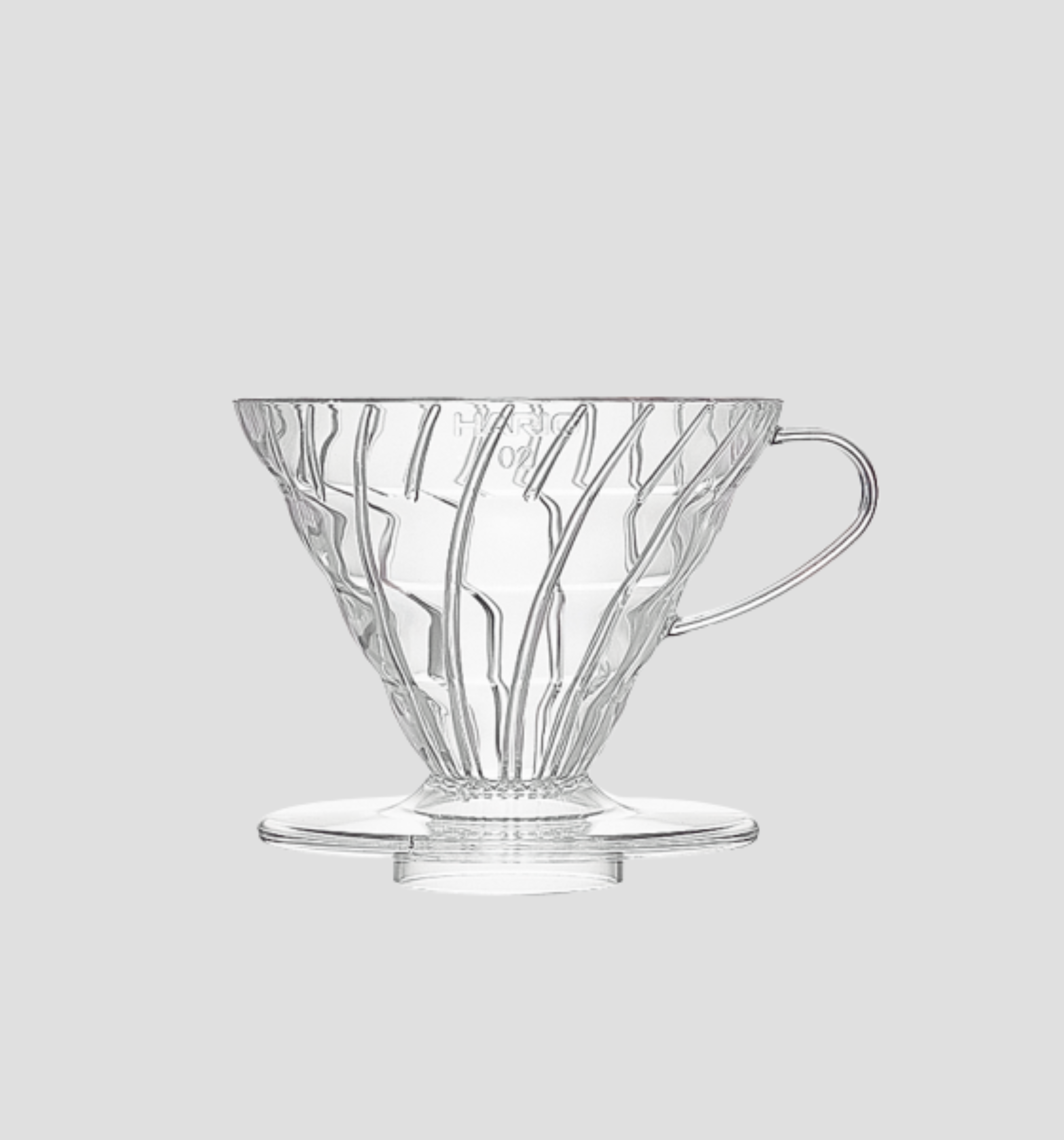 V60 Hario Dripper Plástico 02 Transparente
